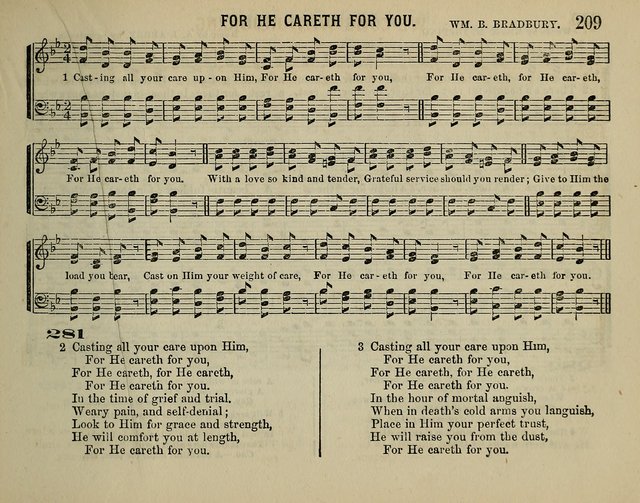 The Plymouth Sabbath School Collection of Hymns and Tunes page 209