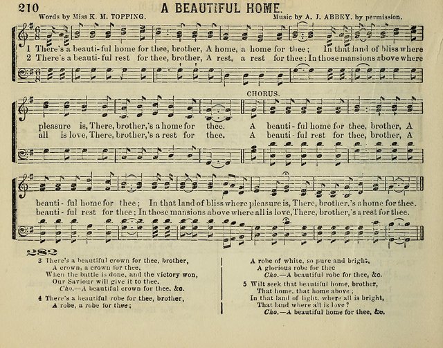 The Plymouth Sabbath School Collection of Hymns and Tunes page 210