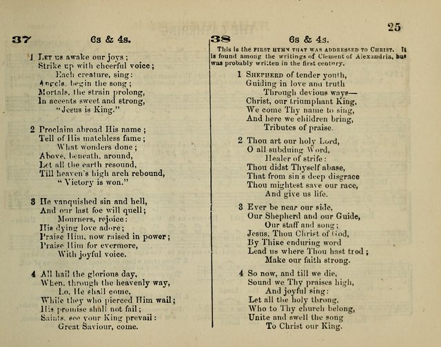 The Plymouth Sabbath School Collection of Hymns and Tunes page 25