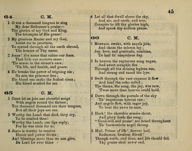 The Plymouth Sabbath School Collection of Hymns and Tunes page 45