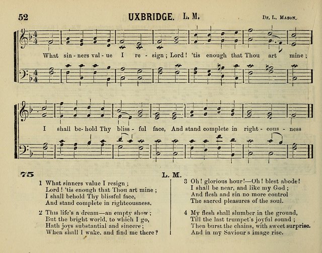 The Plymouth Sabbath School Collection of Hymns and Tunes page 52