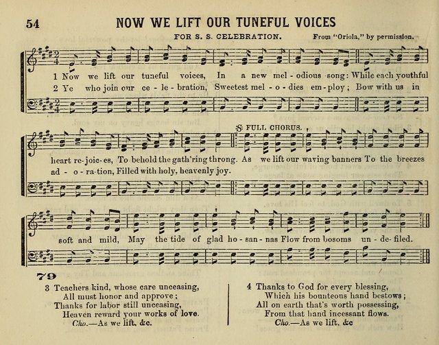 The Plymouth Sabbath School Collection of Hymns and Tunes page 54