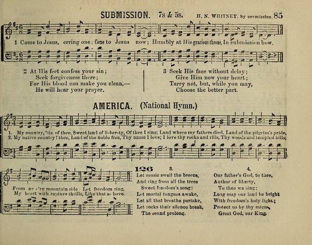 The Plymouth Sabbath School Collection of Hymns and Tunes page 85