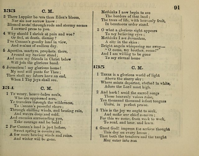 The Plymouth Sabbath School Collection of Hymns and Tunes page 91