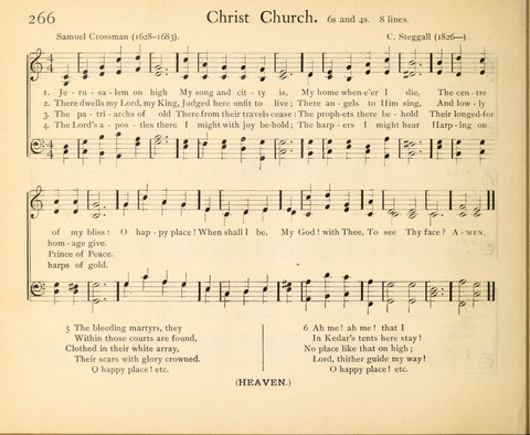 Plymouth Sunday-School Hymnal: for use in schools, prayer-meetings, and missions page 266
