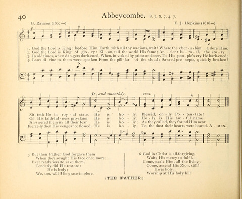Plymouth Sunday-School Hymnal: for use in schools, prayer-meetings, and missions page 40