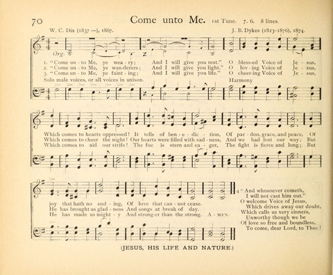 Plymouth Sunday-School Hymnal: for use in schools, prayer-meetings, and missions page 70