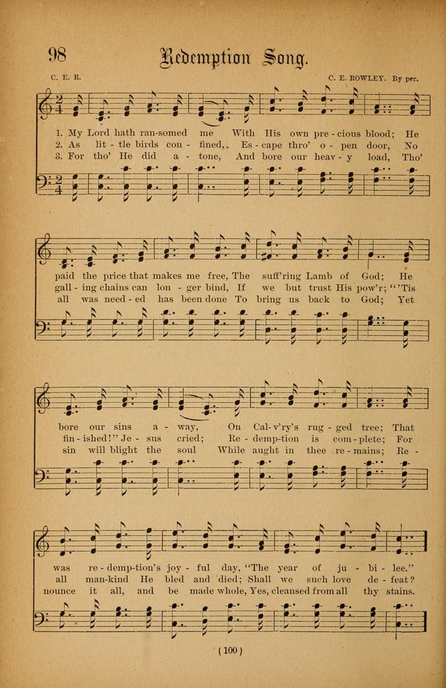 The Portfolio of Sunday School Songs page 100