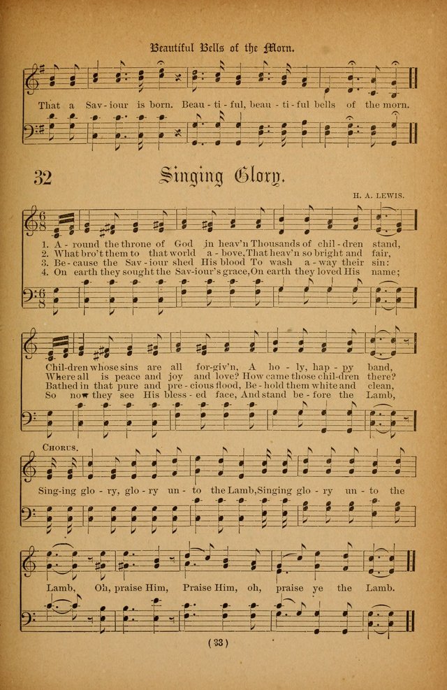 The Portfolio of Sunday School Songs page 33