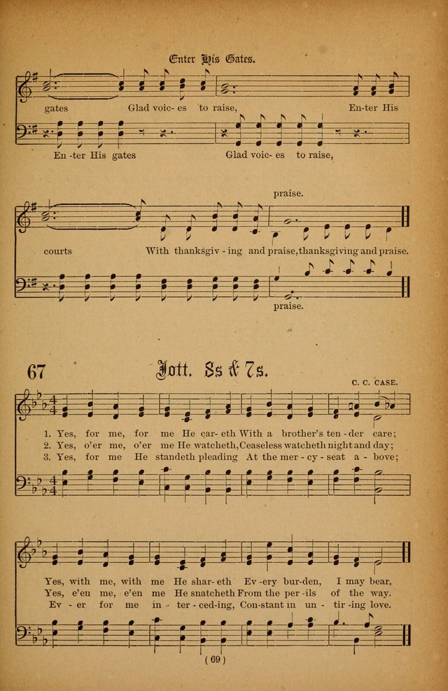 The Portfolio of Sunday School Songs page 69