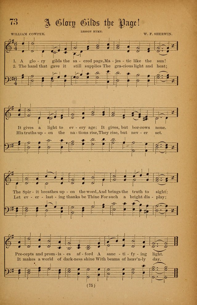 The Portfolio of Sunday School Songs page 75