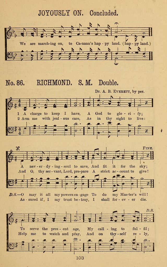 Pure Songs for Sunday-Schools page 110