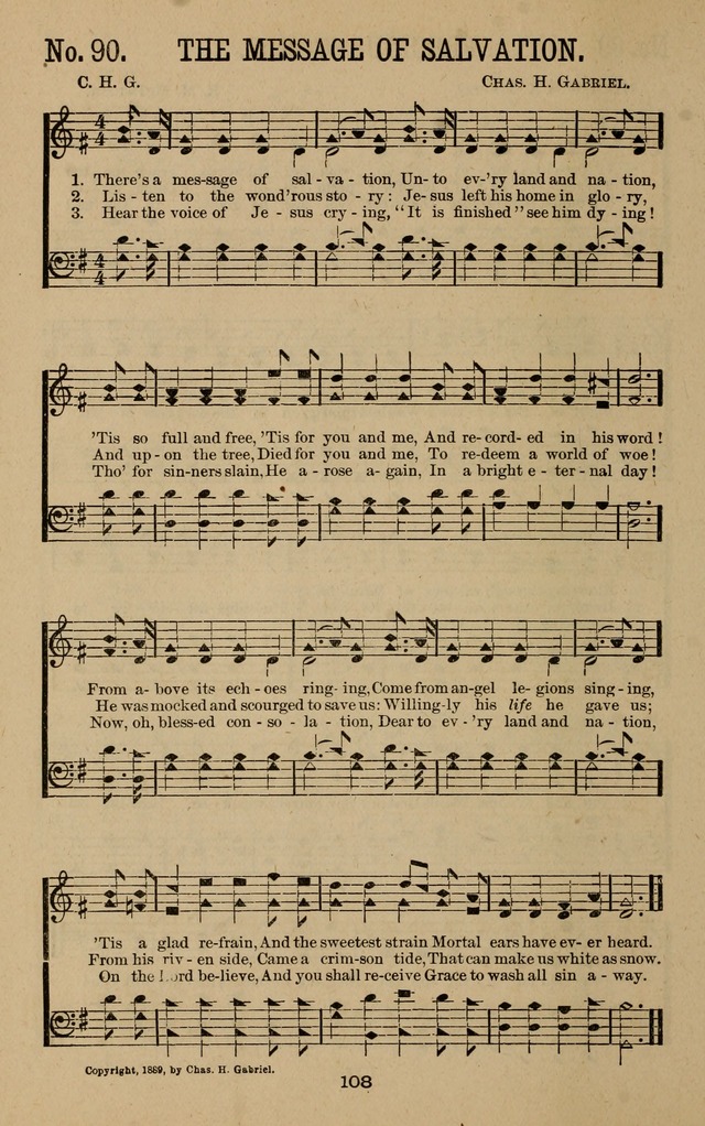 Pure Songs for Sunday-Schools page 115