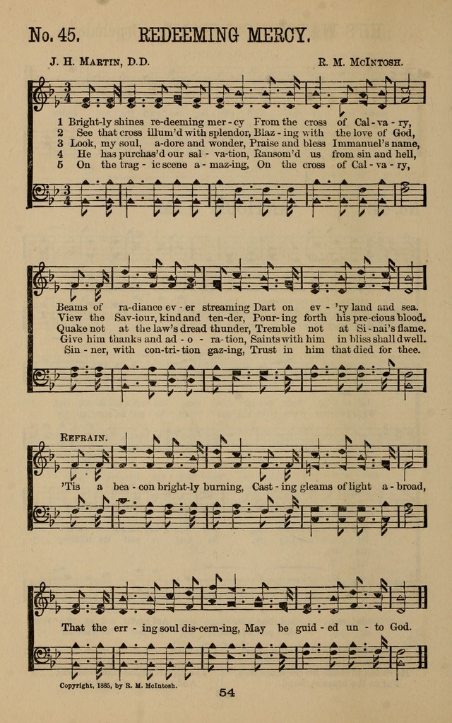 Pure Songs for Sunday-Schools page 61