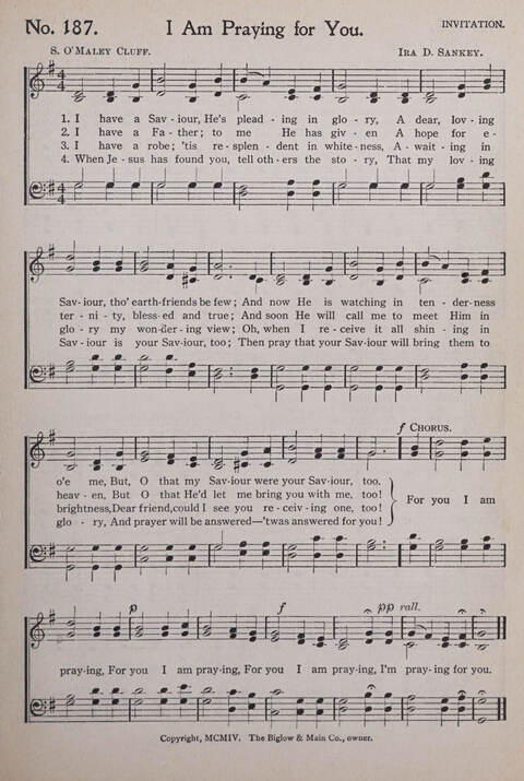 Praise and Service Songs for Sunday Schools page 163