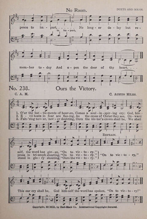 Praise and Service Songs for Sunday Schools page 211