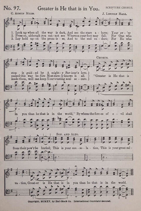 Praise and Service Songs for Sunday Schools page 93