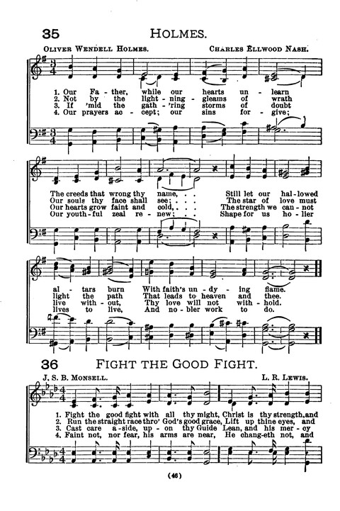 Praise and Thanks: a hymn book for the Young People