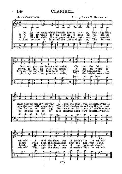 Praise and Thanks: a hymn book for the Young People