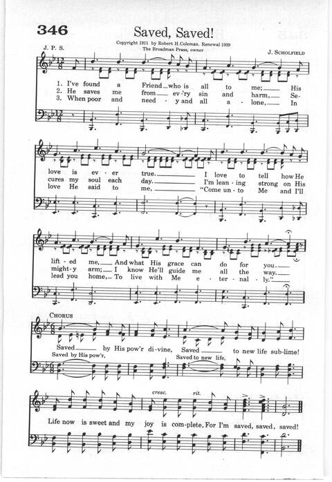 Praise and Worship: a gospel hymnal page 331