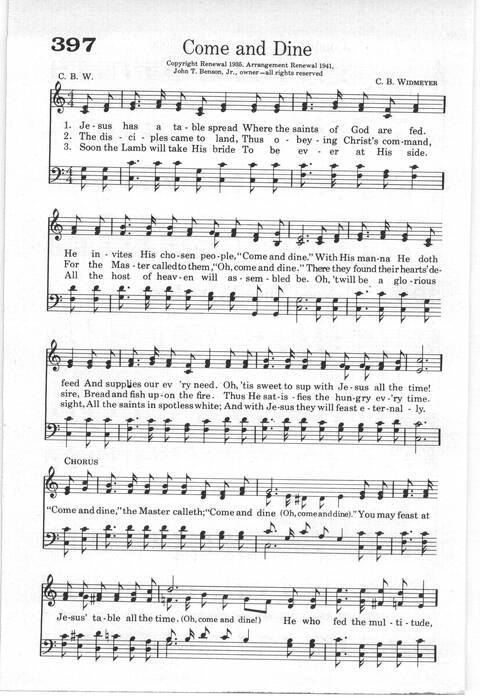 Praise and Worship: a gospel hymnal page 383