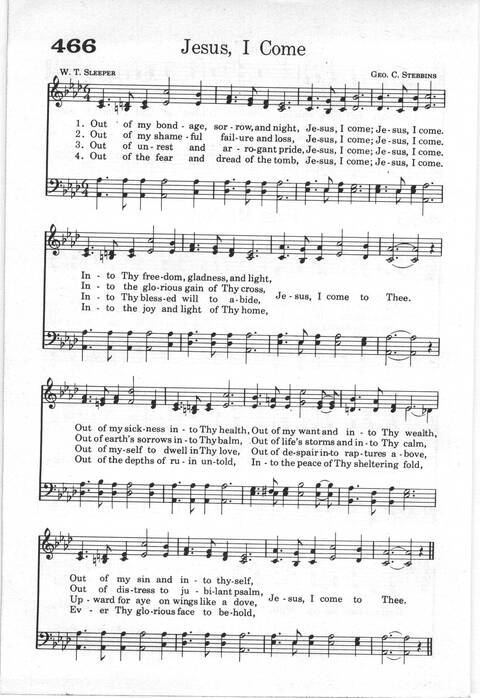 Praise and Worship: a gospel hymnal page 445