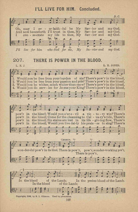 Praise Ye: a collection of sacred songs page 197