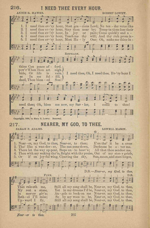 Praise Ye: a collection of sacred songs page 202
