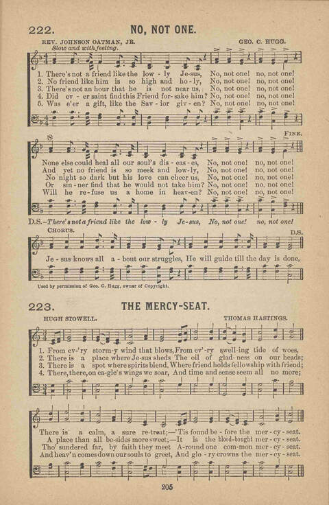 Praise Ye: a collection of sacred songs page 205