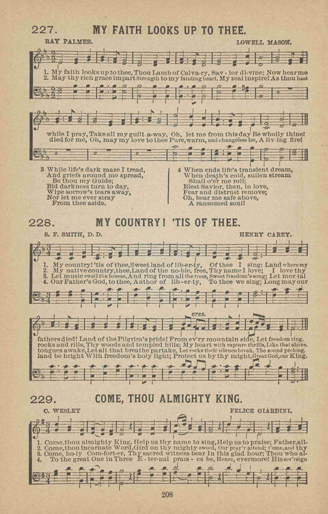 Praise Ye: a collection of sacred songs page 208