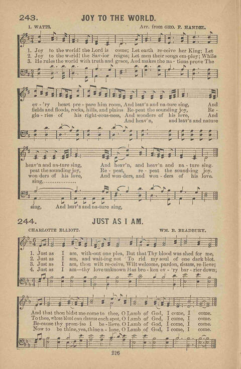 Praise Ye: a collection of sacred songs page 216