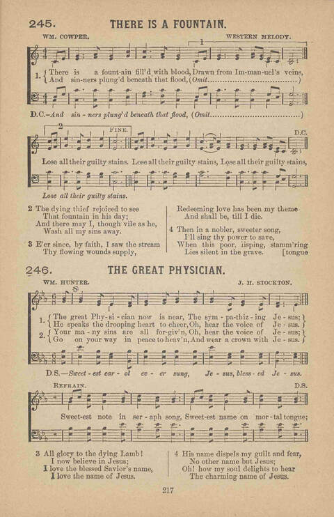 Praise Ye: a collection of sacred songs page 217