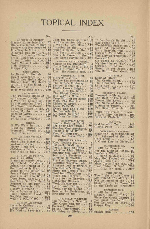 Praise Ye: a collection of sacred songs page 220