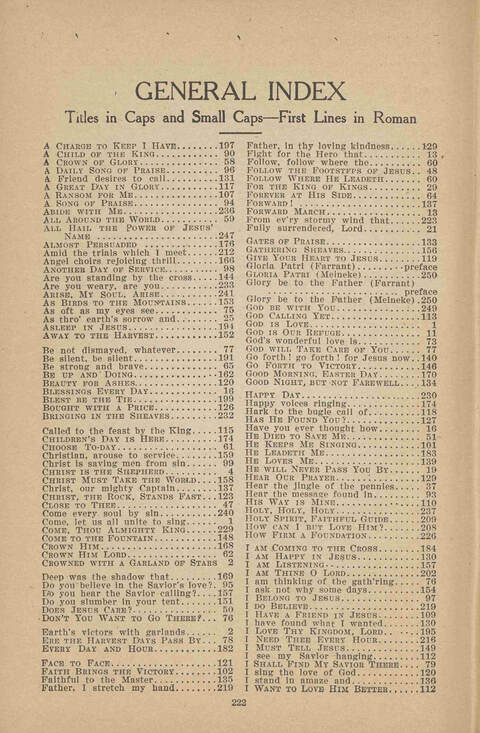 Praise Ye: a collection of sacred songs page 222