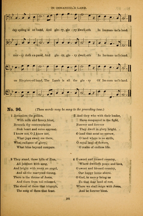 Pearls of Gospel Song: for gospel workers. a choice collection of hymns and tunes page 101