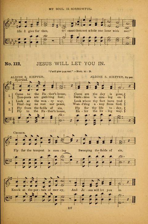 Pearls of Gospel Song: for gospel workers. a choice collection of hymns and tunes page 117
