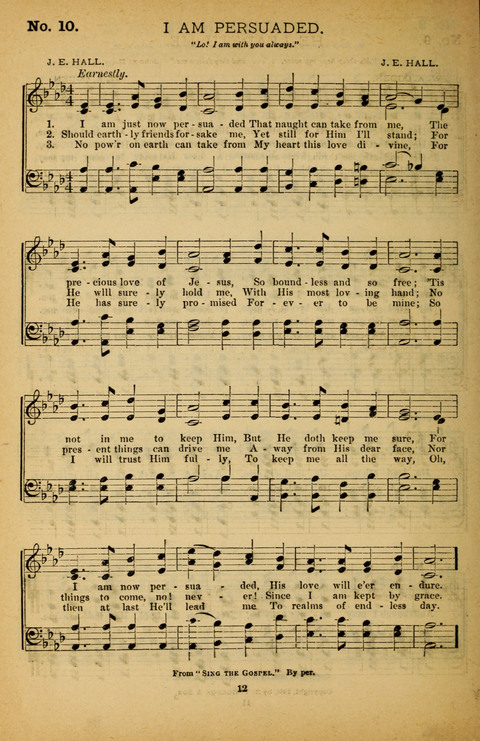 Pearls of Gospel Song: for gospel workers. a choice collection of hymns and tunes page 12