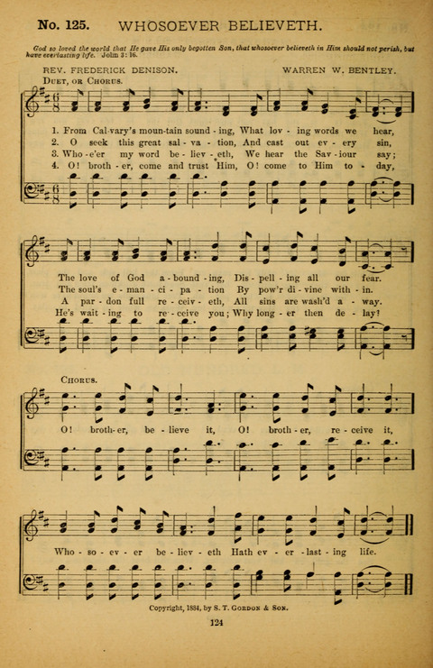 Pearls of Gospel Song: for gospel workers. a choice collection of hymns and tunes page 124