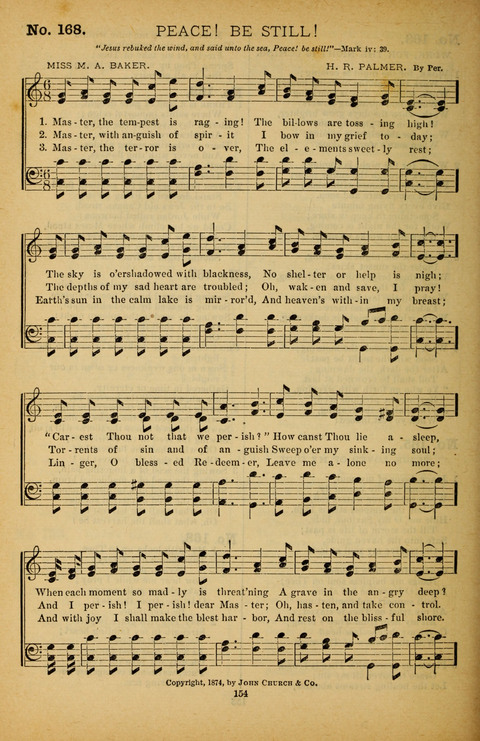 Pearls of Gospel Song: for gospel workers. a choice collection of hymns and tunes page 154