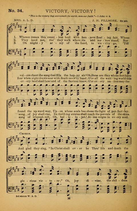 Pearls of Gospel Song: for gospel workers. a choice collection of hymns and tunes page 36
