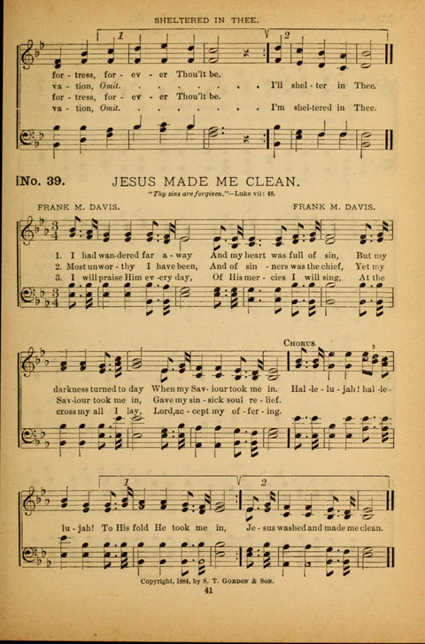 Pearls of Gospel Song: for gospel workers. a choice collection of hymns and tunes page 41