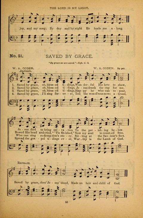 Pearls of Gospel Song: for gospel workers. a choice collection of hymns and tunes page 53