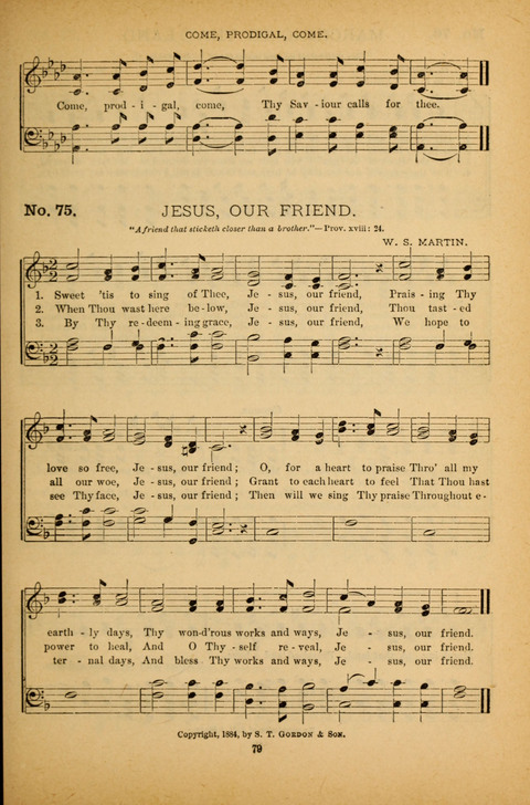 Pearls of Gospel Song: for gospel workers. a choice collection of hymns and tunes page 79