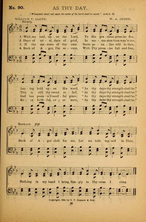 Pearls of Gospel Song: for gospel workers. a choice collection of hymns and tunes page 95