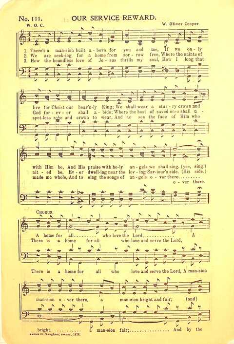 Pleasures of Heaven: for Sunday-schools, singing-schools, revival, conventions, and general use in Christian work and worship page 112