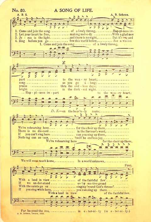 Pleasures of Heaven: for Sunday-schools, singing-schools, revival, conventions, and general use in Christian work and worship page 80