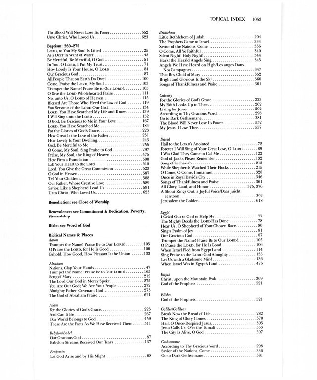 Psalter Hymnal (Gray) page 1035