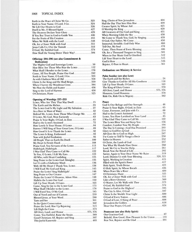 Psalter Hymnal (Gray) page 1050