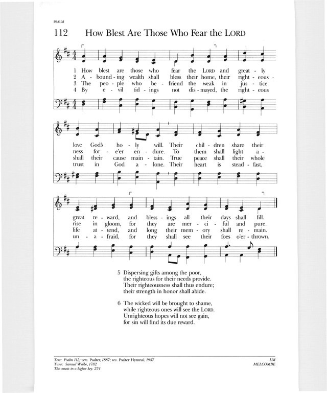 Psalter Hymnal (Gray) page 164