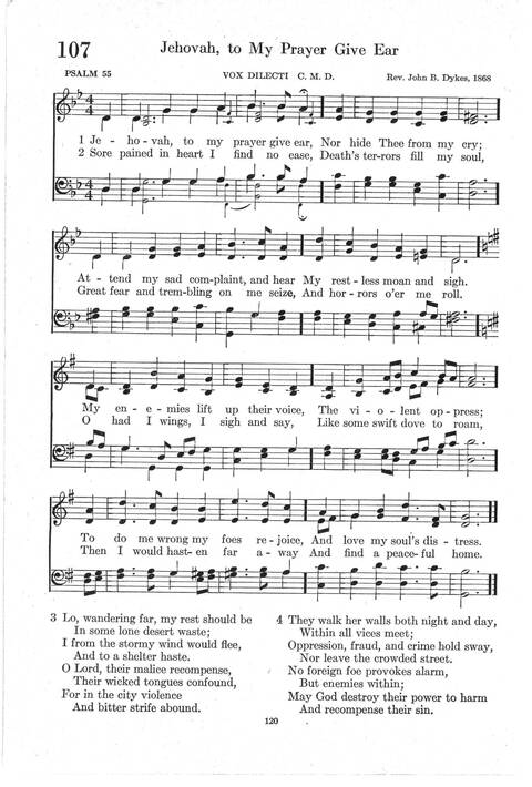 Psalter Hymnal (Red): doctrinal standards and liturgy of the Christian Reformed Church page 120